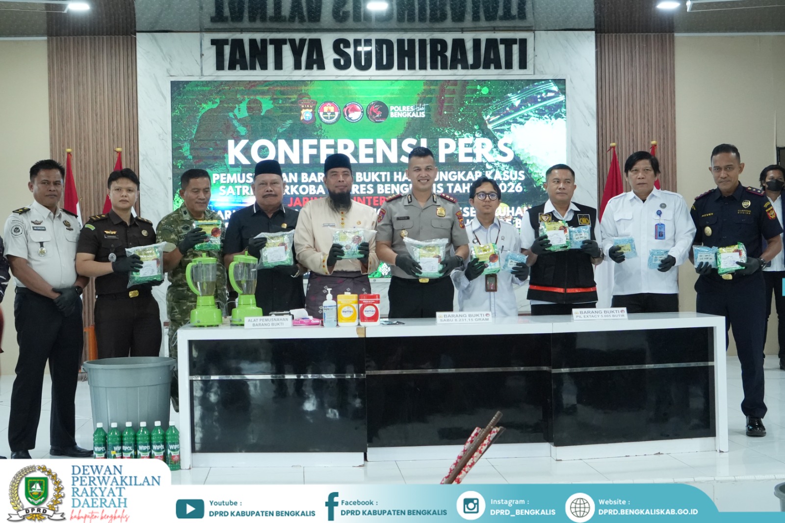 Zamzami: Pemberantasan Narkotika Harus Dilakukan Secara Tegas dan Menyeluruh